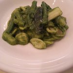 ラ・テンダ・ロッサ - オレキエッテ　ジェノベーゼ