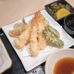 Agehan - 天ぷらアップ　無難に美味い