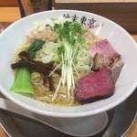 竹末東京Premium - 鶏ホタテそば2018年10月6日に食べた分。