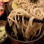 割烹 まち鮨 - 蕎麦が短いのはちょっと、、。