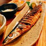 リゾム - サンマ（北海道産）塩焼き定食（900円）