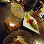 インディ庵 - 豊祝＆シシャモの南蛮漬け＆ベーコンと明太子のコロッケ♪