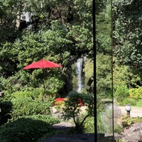 深大寺 水神苑 - 滝の流れるお庭