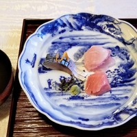 下鴨茶寮 本店 - 急いでいたので、お料理が重なります