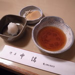 天麩羅　中清 - 定食用のつゆ