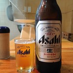中華そば 白華楼 - 瓶ビール(大)(600円)