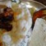 タンドリーチキンとチキンカレー