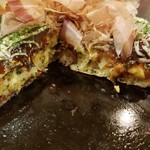 Okonomiyaki Ikoi - 断面