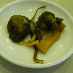 紙やき ホルモサ - お新香