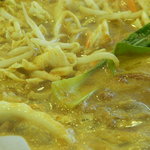 紙やき ホルモサ - 混ぜた状態　アップ