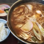 坂東太郎 - 坂東みそ煮込みうどんランチ 1,160円♪