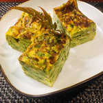 錦江湾 - 青海苔の卵焼き。