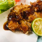 錦江湾 - 塩麹カツ。