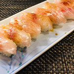 錦江湾 - 握りは刺身と同じお値段。
