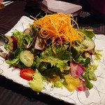 Italian cafe bar ami-u - 前菜の前のサラダ☆ドレッシングが美味♡ 