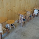 ワイワイガーデン - 店内　椅子が可愛い