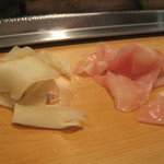 浜寿司 - 夜用とランチ用のガリです