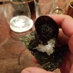 鳥茂 - キャビアのおにぎり