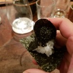 鳥茂 - キャビアのおにぎり