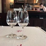 ル・キャトルズ - 店名の14が刺繍されたマット