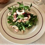 ル・キャトルズ - マッシュルームとクレソンのサラダ