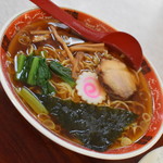 つるや - ラーメン（５５０円）２０１８年９月