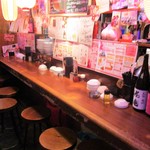 ももまる - カウンター席。　　　　　　2018.10.05