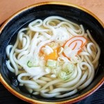 西山パーキング（下り）レストラン - 月見うどん￥４５０