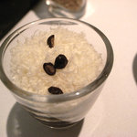 カセント - パルミジャーノチーズと鶉の半熟卵、珈琲ゼリー