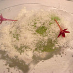 カセント - ミントのアイスベルベーヌのジュレかけ