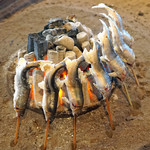 柳家 - 天然鮎の塩焼き