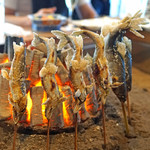 柳家 - 天然鮎の塩焼き