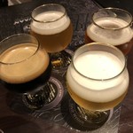 カールヴァーン ブルワリー＆レストラン  - まずはクラフトＢ飲み比べ1,600円