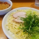 広島つけ麺かず - つけ麺(4辛)野菜少なめ
