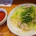 広島つけ麺かず - 10辛からのMax15辛へバージョンアップ！赤い粉増量！