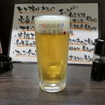 つかふき屋 - 生ビール