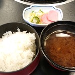 Asakusa Imahan - ご飯セット