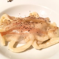 Giglio - イタリア産グアンチャーレを乗せたシエナ伝統パスタ"イ・ピーチ"