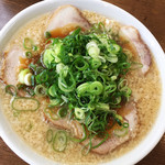 らーめん一途 - チャーシュー麺tp九条ねぎ