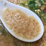 らーめん一途 - 肌理細かく優しい甘さが堪らない背脂