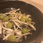 はらまさ - 炊き上がったばかりの松茸ご飯(o^^o)