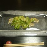 秋田沖のフグ・・バルサミコ酢で・・。