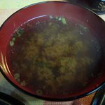 グリル藤本 - 洋定食・味噌汁