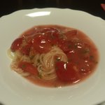 じん市 - あまーいトマトのパスタ。絶品