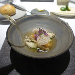 ラ・ヴァガボンド - コンソメスープ注いでます