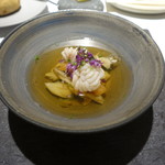 ラ・ヴァガボンド - 白子、コンソメスープ：レアな白子が絶品