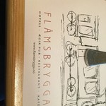 フロムスブリュッガ - ホテルのお洒落なプレート