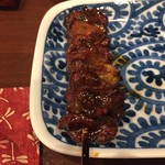 鳥田中 - 背肝　いつも最初に頼んでおきます　タレとの相性はこれが一番良いように思います