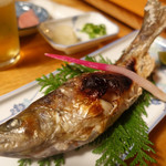 新日鐵住金名古屋きそこま山荘 - 岩魚の塩焼き