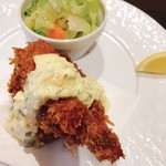 三栗 - 牡蠣フライ三個